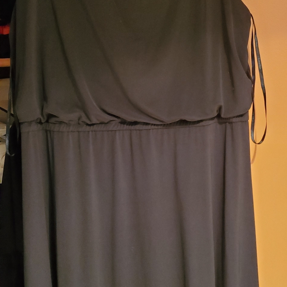 Women Black Calvin klein dress size 2x reduced / flaws - Picture 4 of 7